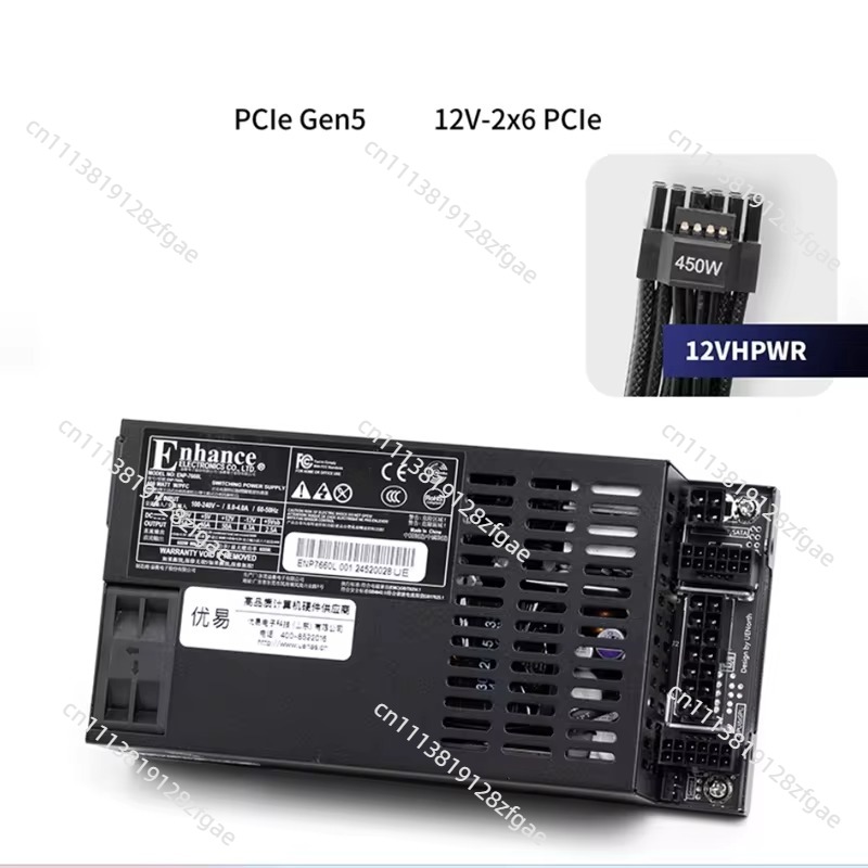 Flex Atx Power Supply 600W 1U - 完全モジュール式フレックスATX電源 - DELTA 7660L 最大600W、1Uサイズ、ハイエンドITXおよびNASビルド向け、80 Plus