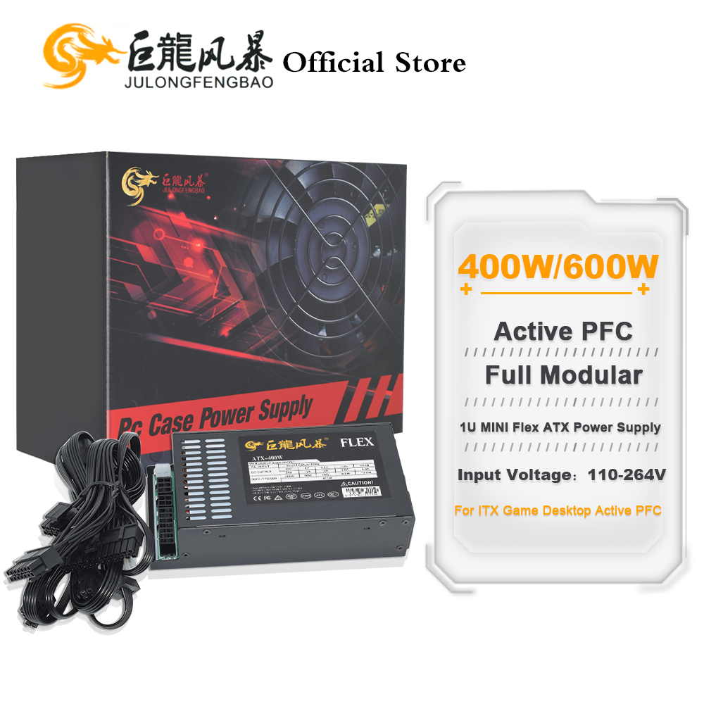 Flex Atx Power Supply 600W 1U - JULONGFENGBAO フルモジュラー 110-264V ATX 400 ワット